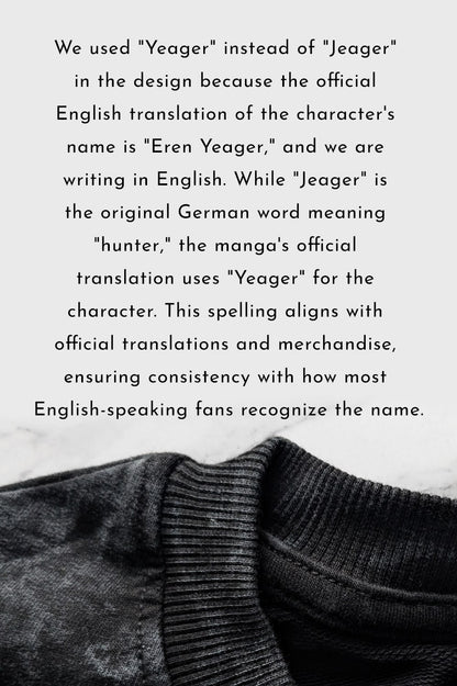 Eren Yeager v4 Oversized Shirt